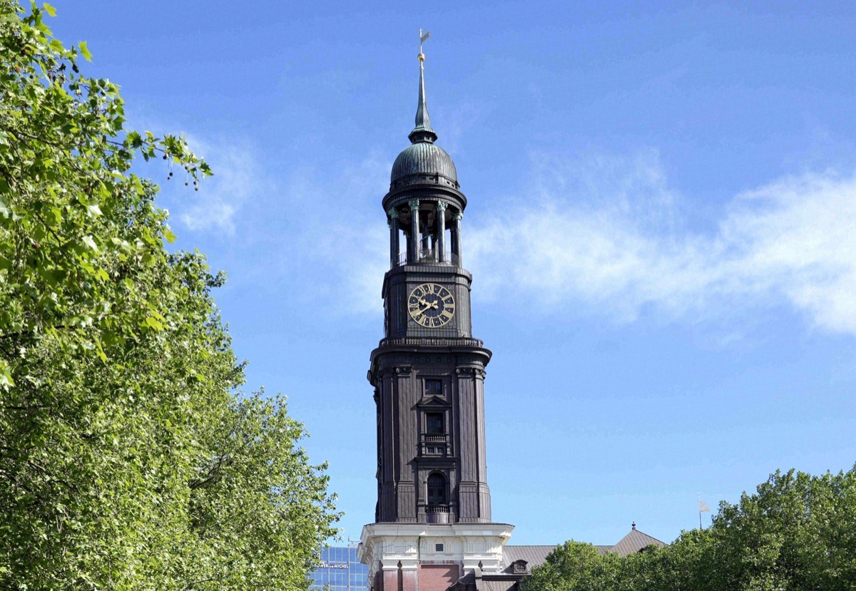 Turm der Hauptkirche St. Michaelis (Michel)